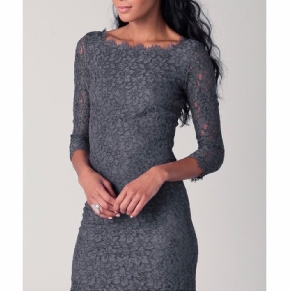 Diane von Furstenberg "Zarita" Lace Cocktail Dress